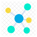 Verbindungen Graph Netzwerk Symbol