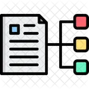 Struktur Dokument Diagramm Icon