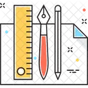 Ufficio Strumenti Geometria Icon