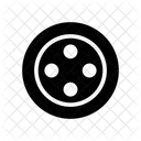 Stud Button Tailor Icon