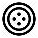Stud Button Sew Icon