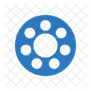 Stud Button Knitting Icon