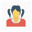 Student Schoolgirl Girl Icon