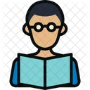Avatar Reading Student Icon