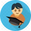 Student Avatar Mortarboard Icon