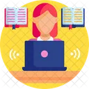 Education Virtual Learning Student Icon