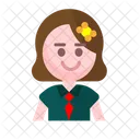 Student People Girl Icon