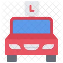 Student Car Learning Car Student Icon