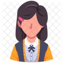 Student Woman People Icon