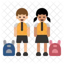 Student Boy Girl Icon