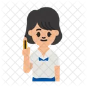 Student Girl Woman Icon