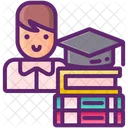 Student Male Study Education Icon