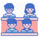 Student On Lecture  Icon