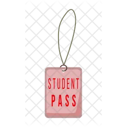 Student pass  Icon