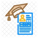 Student Profile Online Icon
