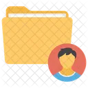 Student Profile Student Data File Folder Icon