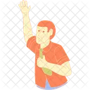 Student raise hand  Icon