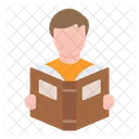 Student Reading Book  Icon