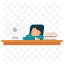 Student Sleeping In Class Student Class Icon