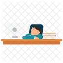 Student Sleeping In Class Student Class Icon