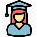 Student with hat  Icon