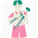 Student With Term Term Long Icon