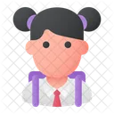 Student School Woman Icon
