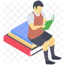 Lettura Degli Studenti Compiti Degli Studenti Lavoro Degli Studenti Icon