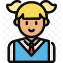 Studentin Schulmadchen Kind Symbol