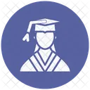 Weiblich Student Studentin Symbol