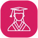 Weiblich Student Studentin Symbol