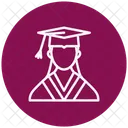 Weiblich Student Studentin Symbol