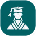 Weiblich Student Technologie Symbol