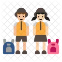 Students Student School Bag Icon