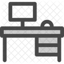 Studieren Computer Bildschirm Symbol