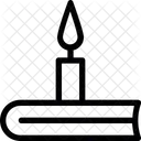 Studie Bildung Kerze Symbol