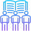 Lerngruppe Austausch Gruppe Symbol