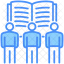 Lerngruppe Austausch Gruppe Symbol