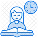 Studienzeit Lernzeit Lesezeit Symbol