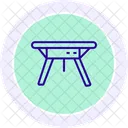Studio Table Studiotable Table Icon