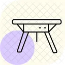 Studio Table Studiotable Table Icon