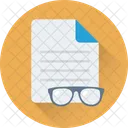 Study Eyeglasses File Icon