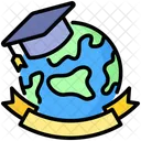 Study Abroad School Global Icon