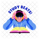 Study Beats Audiobook Listening Icon