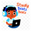 Study Beats Lesson Student Icon