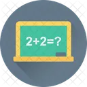 Math Class Chalkboard Icon