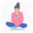Book Reading Novel Reading Book Study Icon