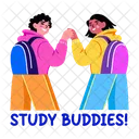 Study Buddies Companions Partners Icon