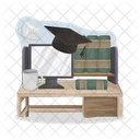 Study Study Desk Table Icon