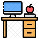 Desk Table Work Station Icon